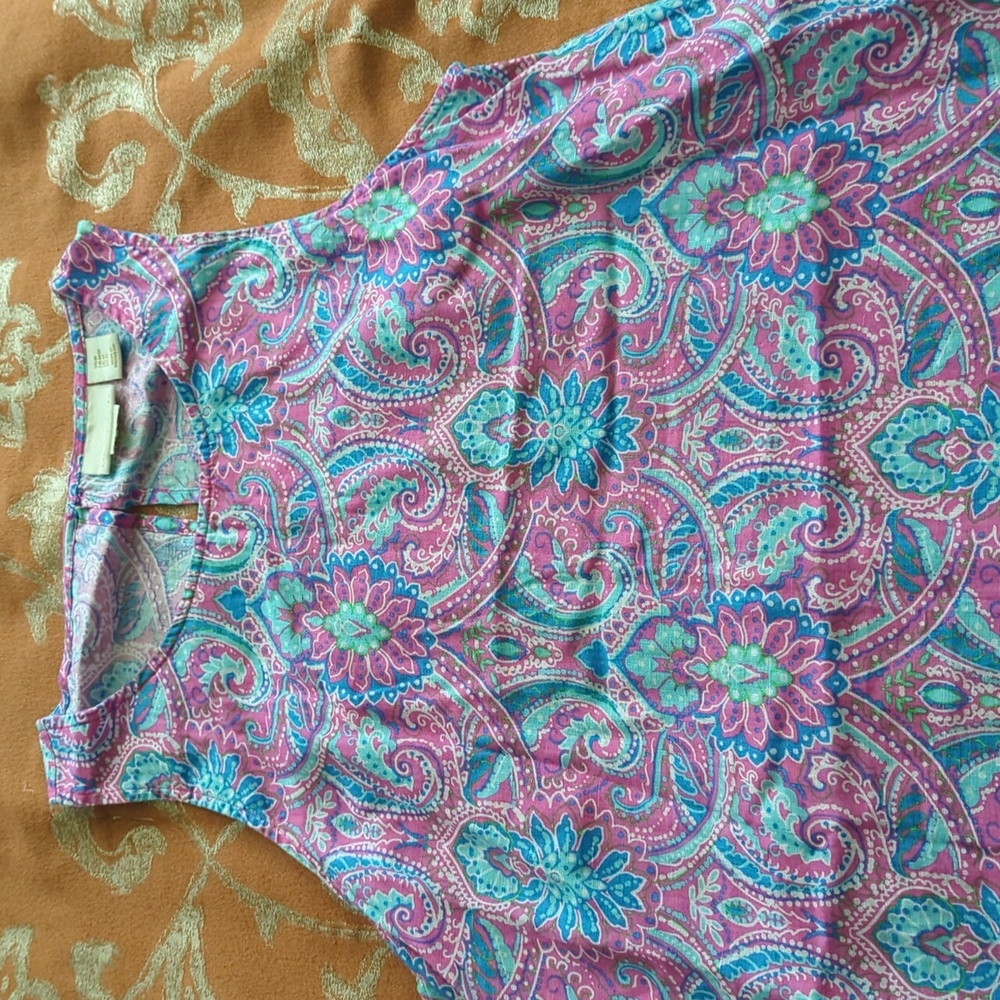 Cynthia Rowley 100% linen dress size M